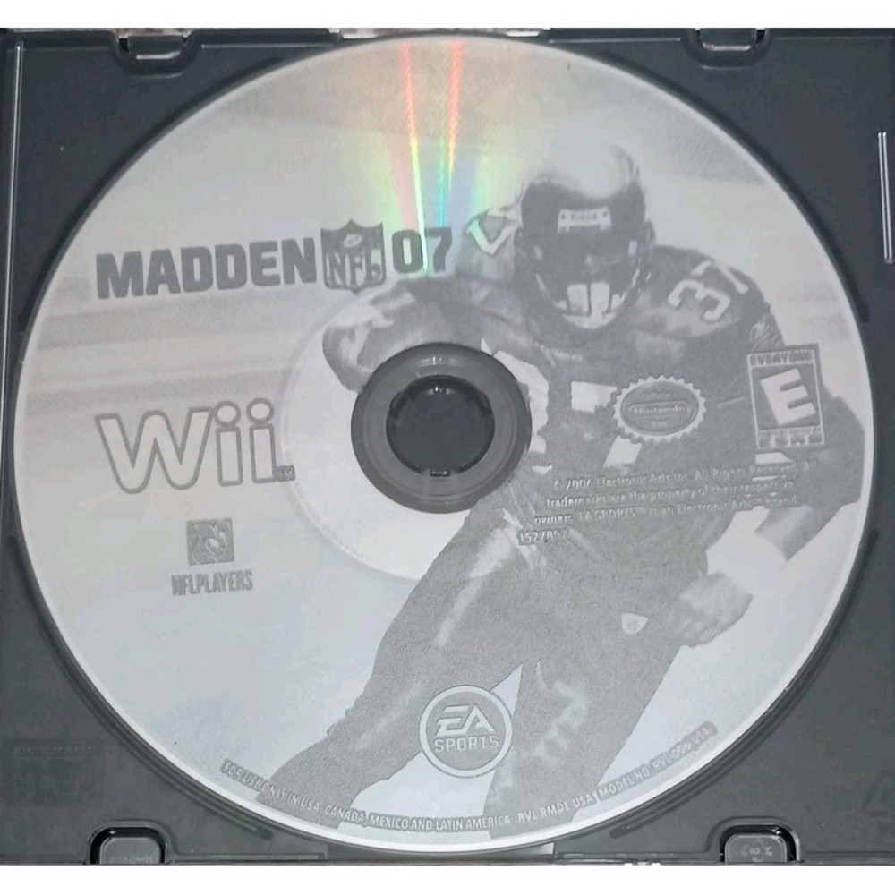 Madden NFL 07 (Nintendo Wii, 2006) - DISC ONLY